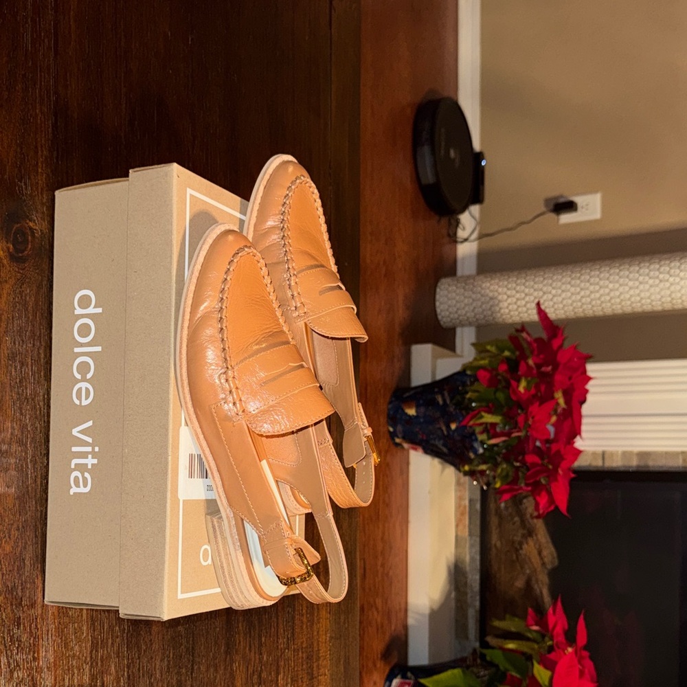 Dolce Vita Tan Leather Loafers